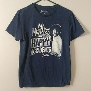 Bob Ross No Mistakes Graphic Tee